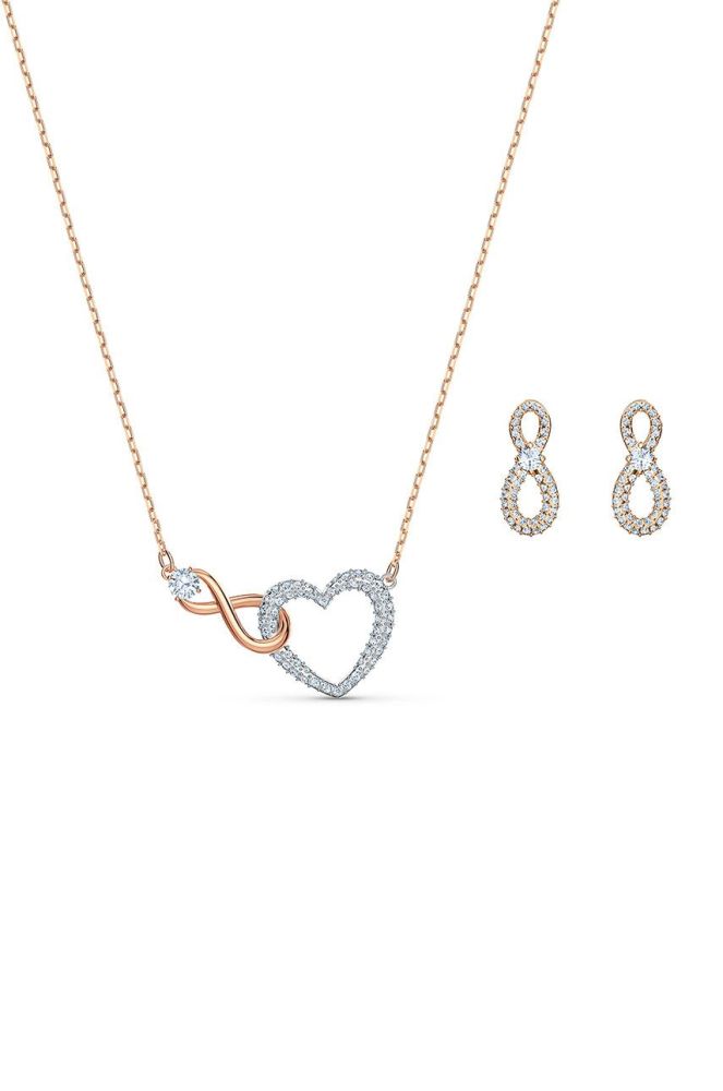 Swarovski - Кольє і сережки SWA INFINITY колір барвистий
