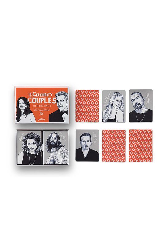 Printworks Гра "Memory" Celebrity couples колір барвистий