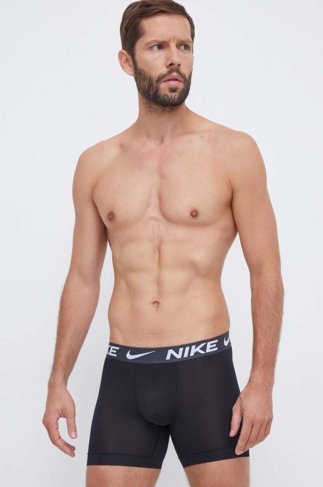 Боксери Nike 3-pack чоловічі колір чорний (3516605)