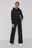 Кофта Tommy Hilfiger жіноча колір чорний з аплікацією