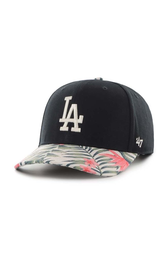 Кепка 47brand MLB Los Angeles Dodgers колір чорний з аплікацією (3278169)