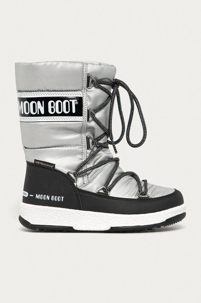 Moon Boot Дитячі чоботи Quilted колір срібний (779170)