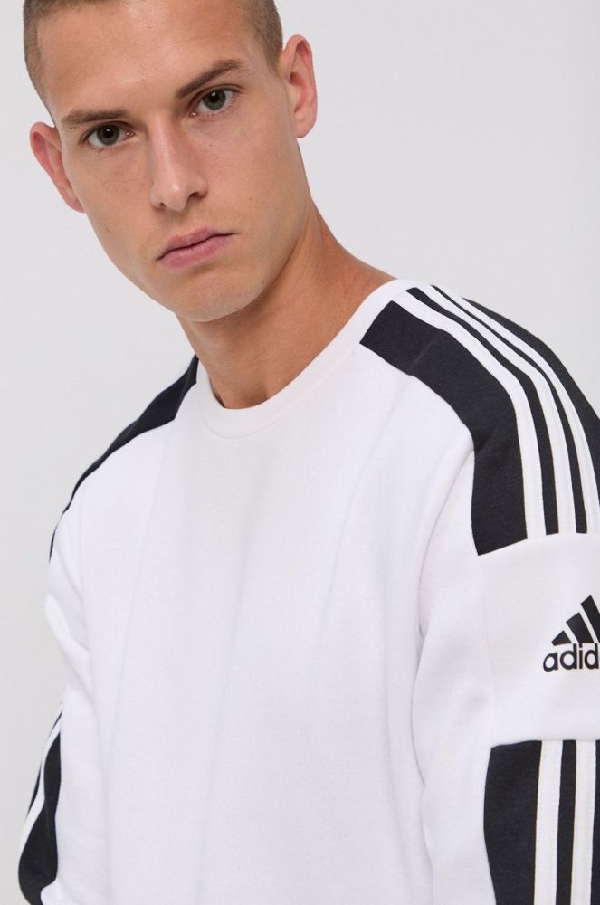 Кофта adidas Performance чоловіча колір білий з аплікацією