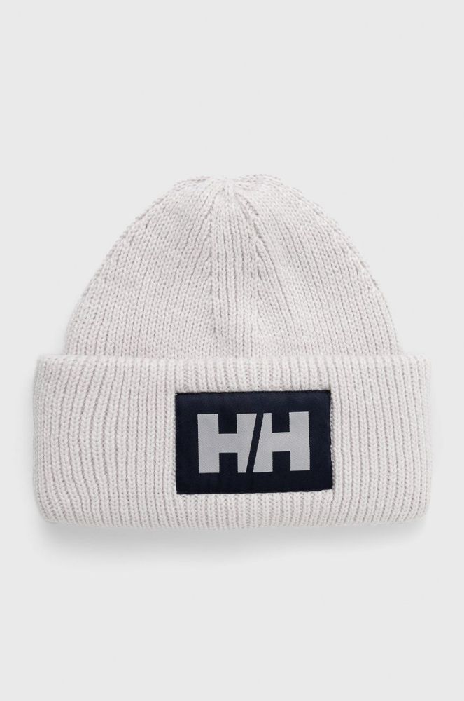 Шапка Helly Hansen колір сірий з товстого трикотажу (2710488)