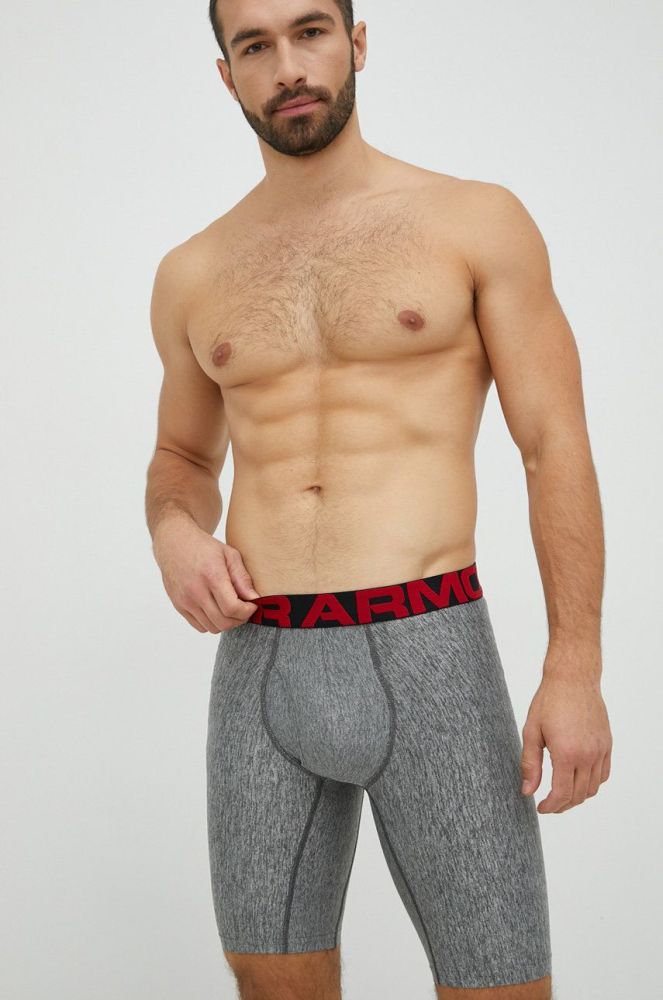 Боксери Under Armour 2-pack чоловічі колір сірий
