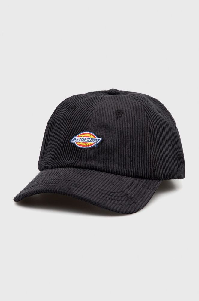 Бавовняна бейсболка Dickies колір чорний з аплікацією (2697721)