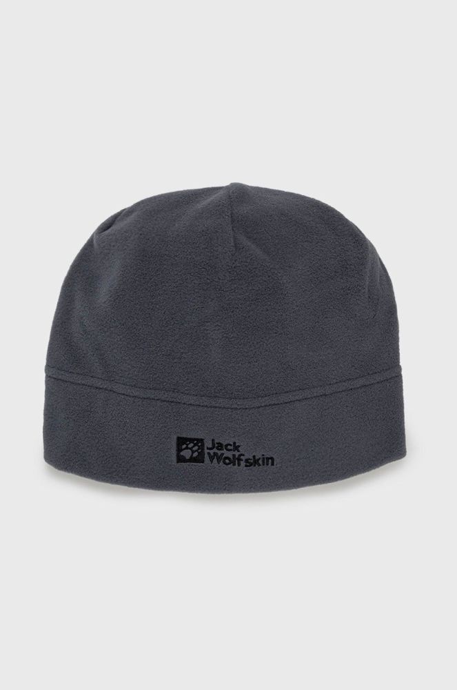 Шапка Jack Wolfskin колір сірий з тонкого трикотажу (2574362)