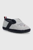 Дитячі тапочки Tommy Hilfiger колір сірий (2825877)