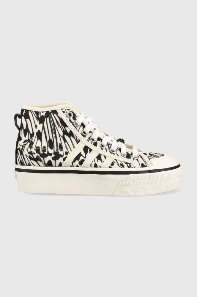 Кеди adidas Originals Nizza Platform жіночі колір бежевий