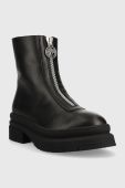 Шкіряні черевики Chiara Ferragni Cf Gummy жіночі колір чорний на платформі