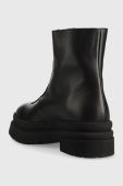 Шкіряні черевики Chiara Ferragni Cf Gummy жіночі колір чорний на платформі