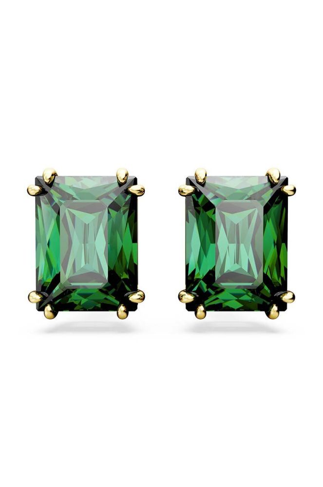 Сережки Swarovski MATRIX колір зелений (3386804)