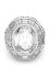 Перстень Swarovski 5674296 MESMERA колір срібний