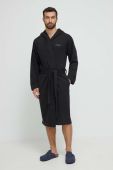 Бавовняний халат BOSS колір чорний (3302551)