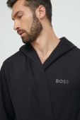 Бавовняний халат BOSS колір чорний (3302551)
