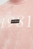 Кофта Guess жіноча колір рожевий з принтом (3553554)