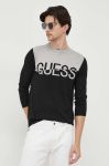 Блузка Guess чоловіча колір чорний легкий