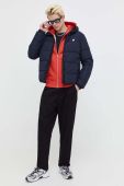 Кофта Superdry чоловіча колір червоний з капюшоном однотонна (3489071)