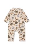 Бавовняний ромпер для немовлят Konges Sl?jd колір бежевий (3527554)