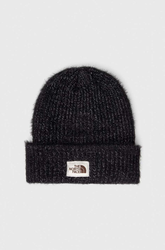 Шапка The North Face колір чорний з товстого трикотажу (3485666)