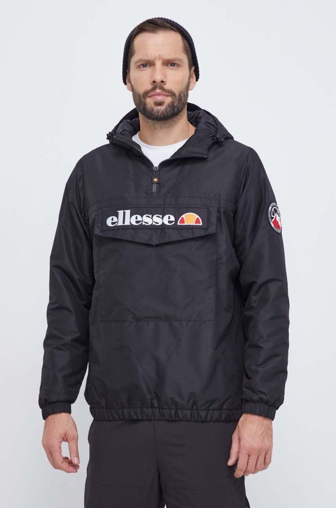 Куртка Ellesse чоловіча колір чорний перехідна