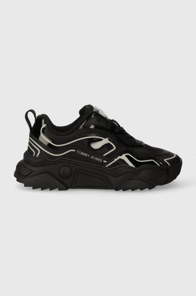 Кросівки Tommy Jeans TJW CHUNKY RUNNER колір чорний EN0EN02190