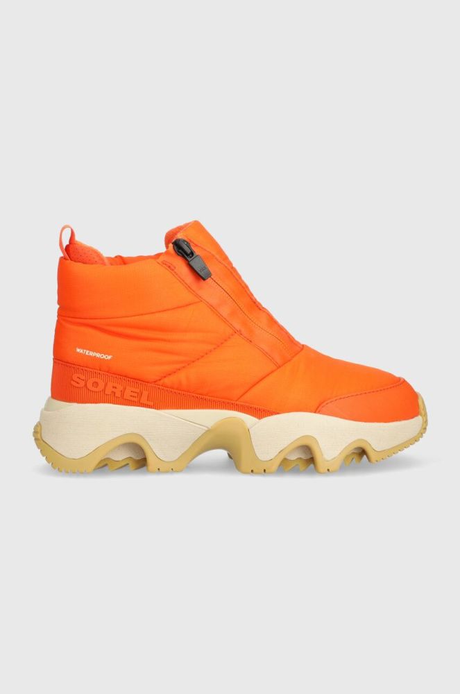 Зимові чоботи Sorel KINETIC IMPACT PUFFY ZIP WP колір помаранчевий 2058681