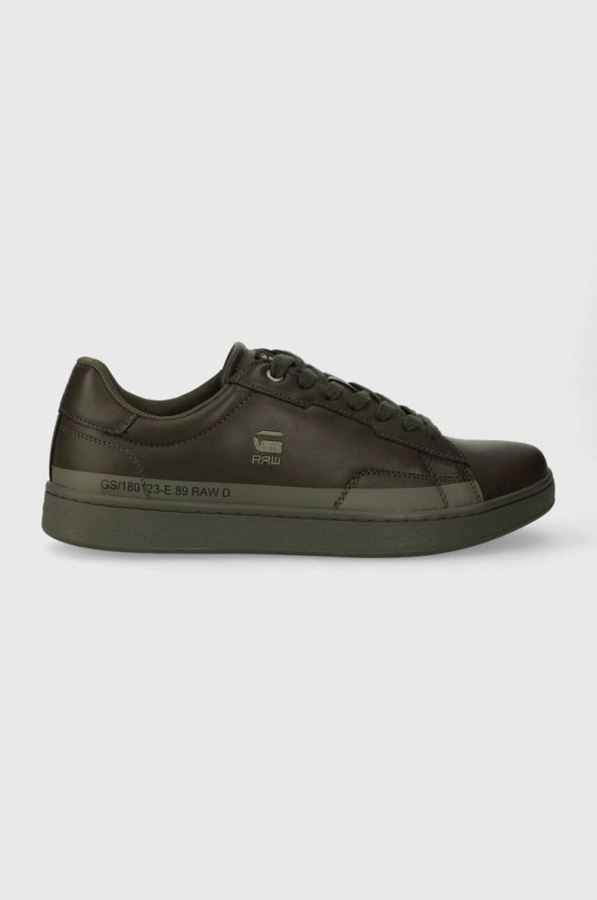 Шкіряні кросівки G-Star Raw CADET LEA LGO колір зелений 2312002523.OLV