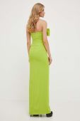 Сукня Pinko колір зелений maxi облягаюча