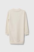 Дитяча бавовняна сукня Guess колір бежевий midi пряма (3363297)