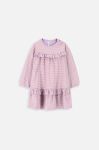 Сукня для немовлят Coccodrillo колір фіолетовий mini пряма