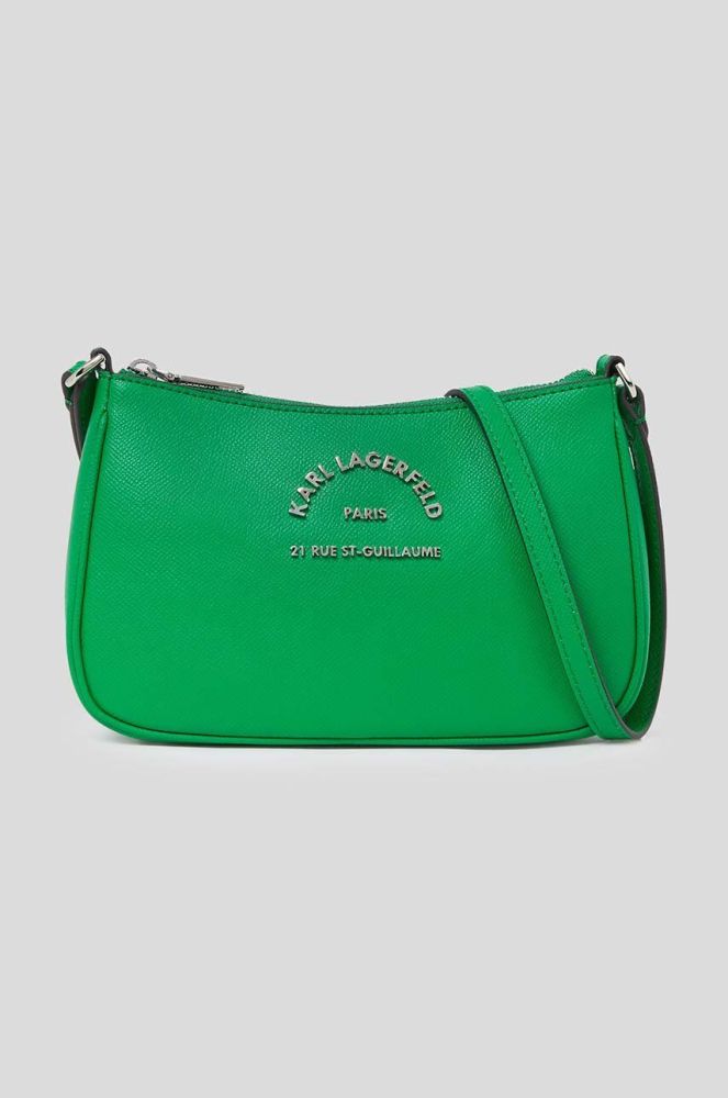 Сумочка Karl Lagerfeld колір зелений (3347414)