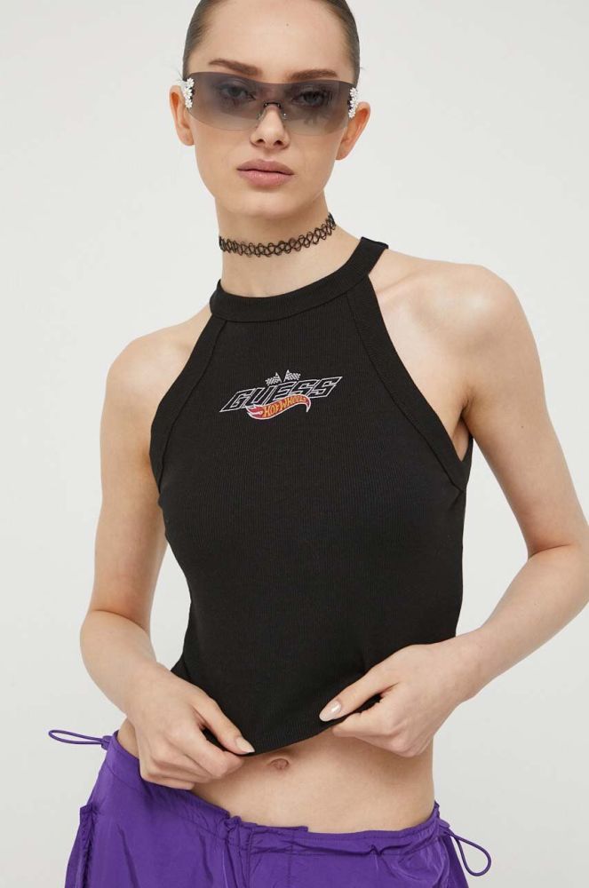 Топ Guess Originals жіночий колір чорний (3367001)