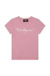 Дитяча футболка Karl Lagerfeld колір рожевий з принтом (3459873)