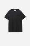 Дитяча бавовняна футболка Coccodrillo колір чорний однотонний