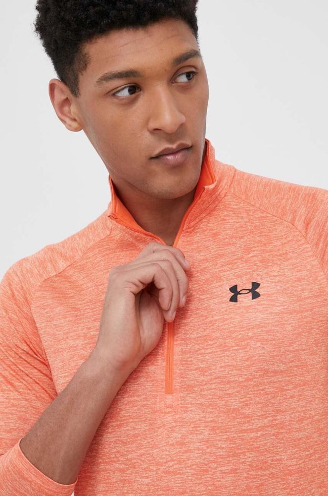 Тренувальна кофта Under Armour Tech 2.0 колір помаранчевий меланж (3101352)