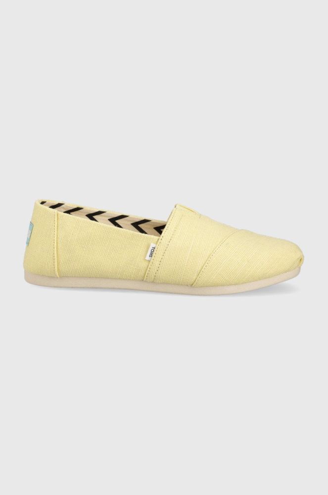 Еспадрилі Toms Alpargata колір жовтий