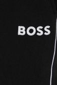 Штани лаунж BOSS колір бежевий з аплікацією