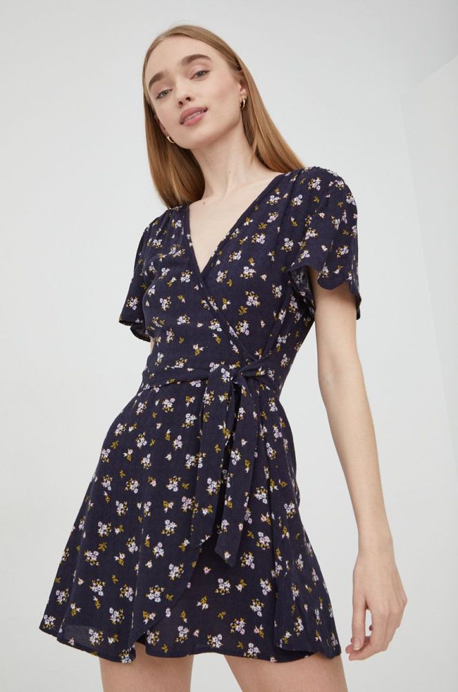 Сукня Superdry колір синій mini розкльошена (2295756)