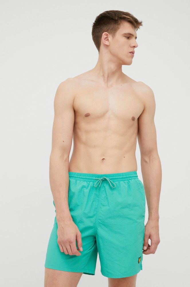 Купальні шорти Lyle & Scott колір зелений (2347795)
