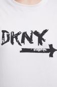 Піжамна футболка Dkny колір білий (3076708)