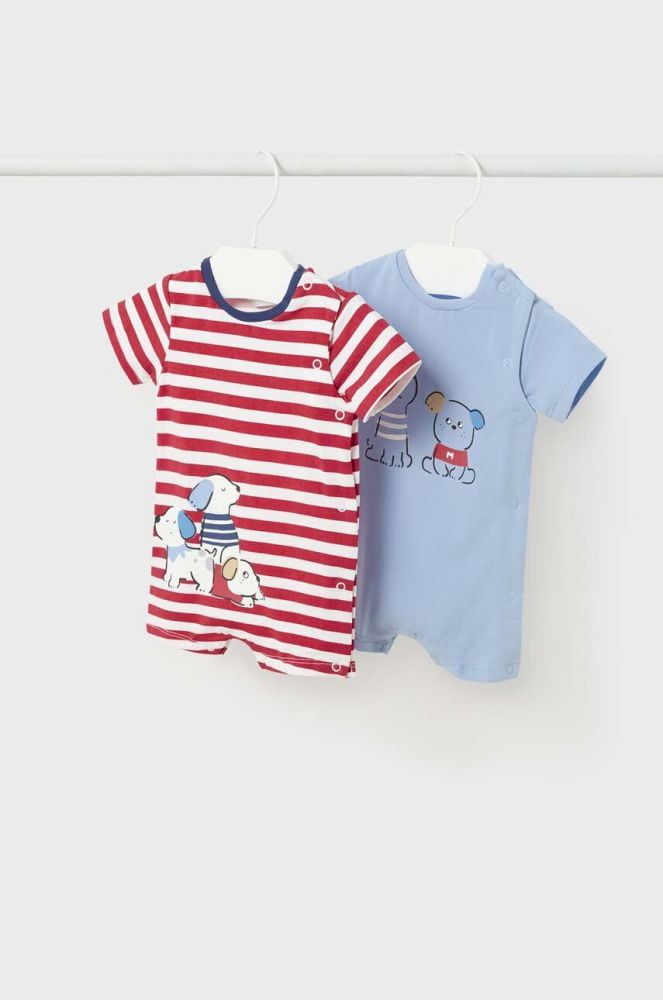 Комбінезон для немовлят Mayoral Newborn 2-pack колір барвистий (3013258)