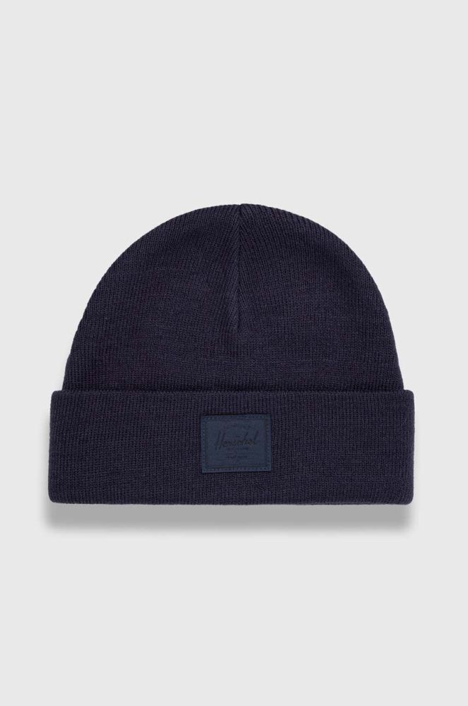 Шапка Herschel колір синій (3405217)