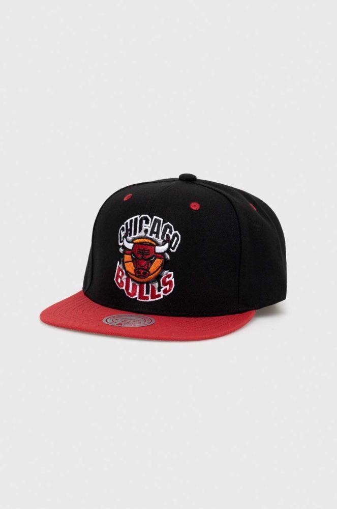 Кепка Mitchell&Ness Chicago Bulls колір чорний з аплікацією (3277913)