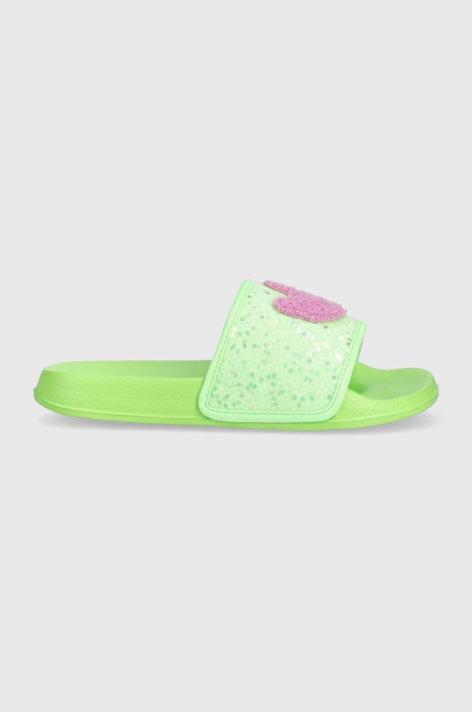 Дитячі шльопанці Agatha Ruiz de la Prada колір зелений (3162961)