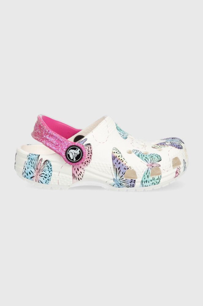 Шльопанці Crocs BUTTERFLY CLOG колір білий