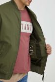 Куртка-бомбер Mustang чоловічий колір зелений перехідна