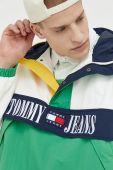 Куртка Tommy Jeans чоловіча колір зелений перехідна oversize