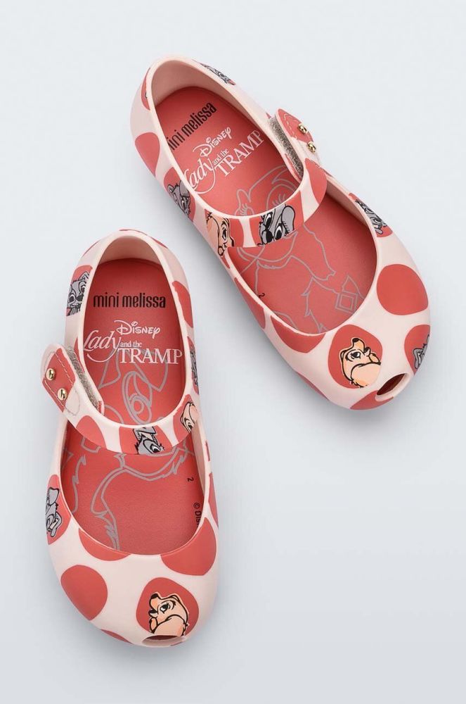 Дитячі балетки Melissa x Disney колір рожевий
