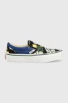 Дитячі кеди Vans Classic Slip On VR3 HPPY DKPRP колір блакитний